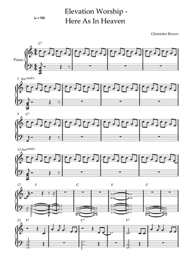 Holy Is The One (arr. by ezequiel)