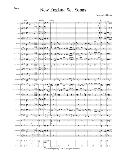 New England Sea Songs (for Concert Band)
