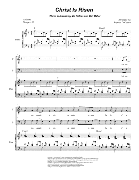 Christ Is Risen (arr. Stephen DeCesare)
