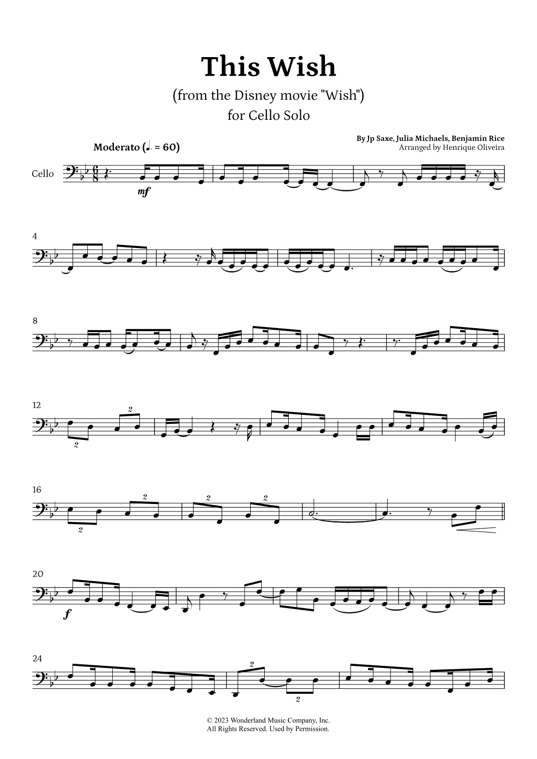 This Wish (arr. Henrique Oliveira)