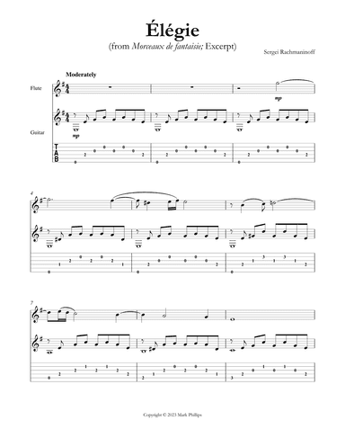Élégie (arr. Mark Phillips)