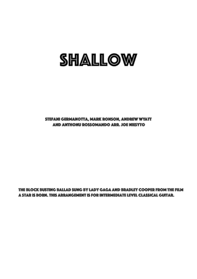 Shallow (arr. Joe Niesyto)