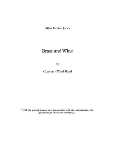 Brass  and Wine
