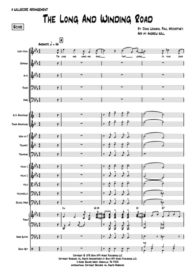 The Long And Winding Road (arr. Andrew Will)