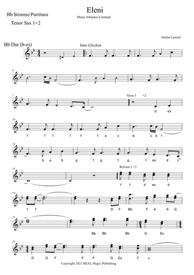 Eleni (arr. Stefan Lamml)