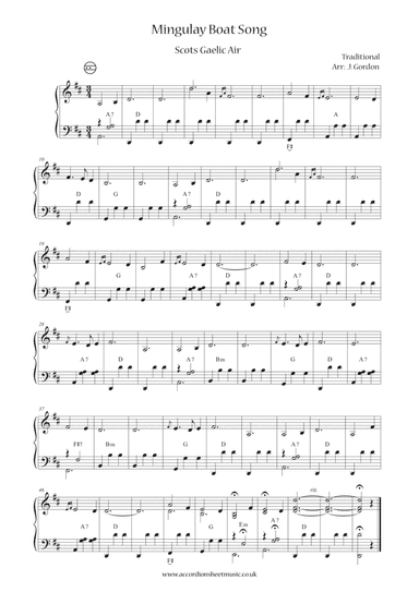 Mingulay Boat Song (arr. Julia Gordon)