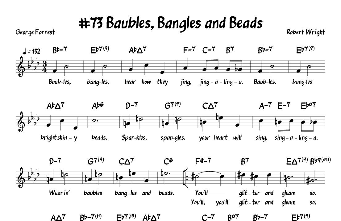 Baubles, Bangles And Beads (arr. John Fries)