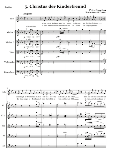 Christus der Kinderfreund (arr. Sabine Fenske)