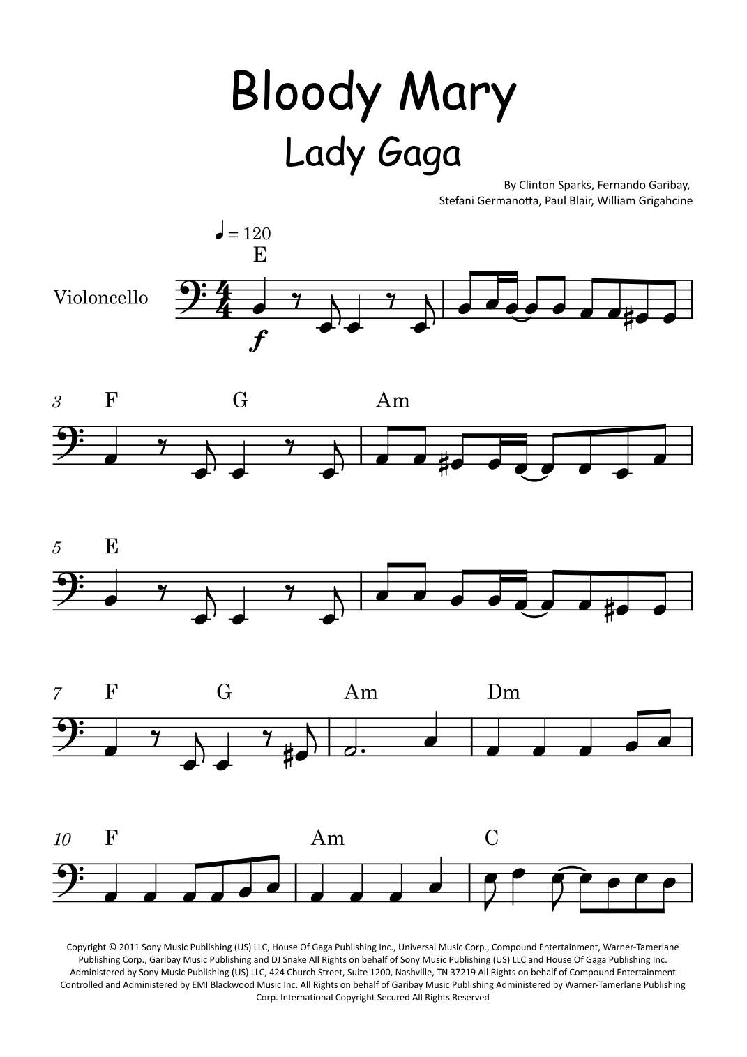 Bloody Mary (arr. Glauco Fernandes)