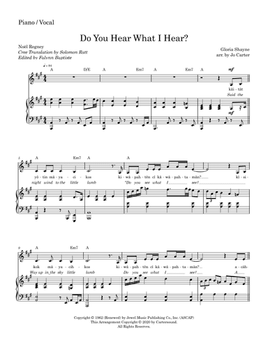 Do You Hear What I Hear (arr. Jo Carter)