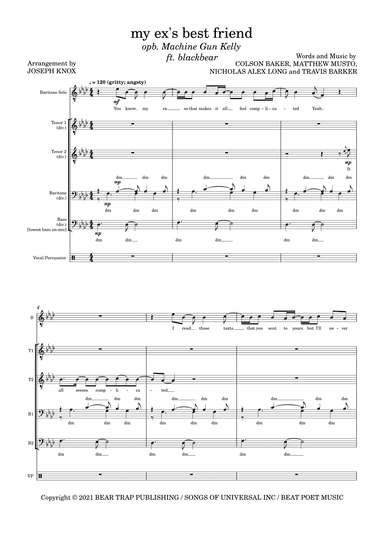 My Ex's Best Friend (arr. Joseph Knox)