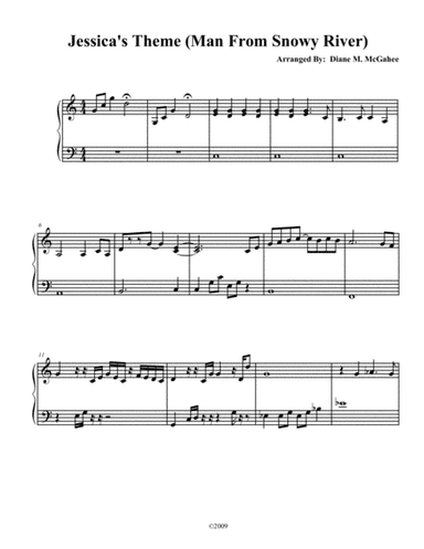 Jessica's Theme (breaking In The Colt) (arr. Diane M. McGahee)