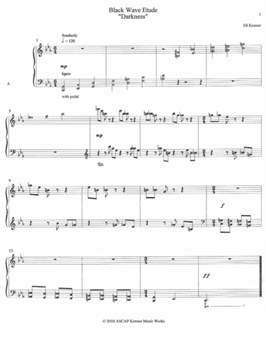 Wave Etude "Darkness"