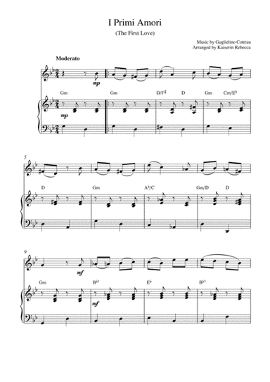 I Primi Amori (The First Love) (arr. Kaiserin Rebecca)