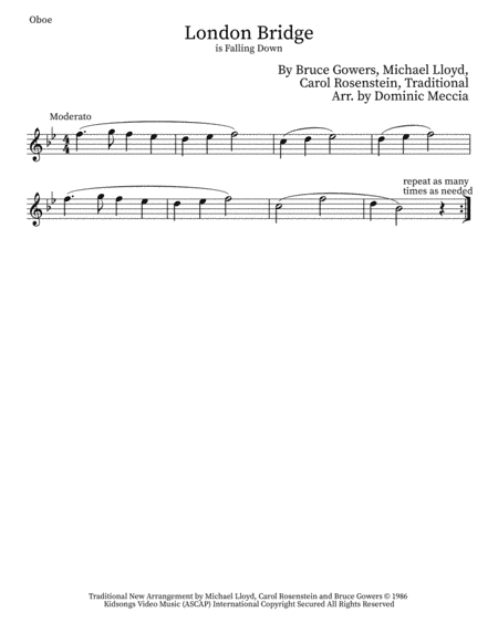 London Bridge (arr. Dominic Meccia)