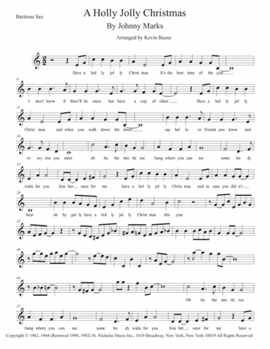 A Holly Jolly Christmas (arr. Kevin Busse)