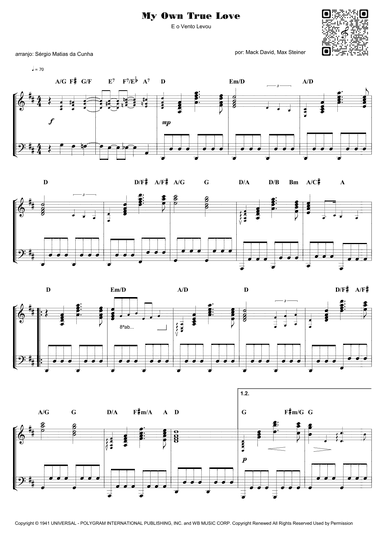 My Own True Love (arr. Sérgio Matias da Cunha)