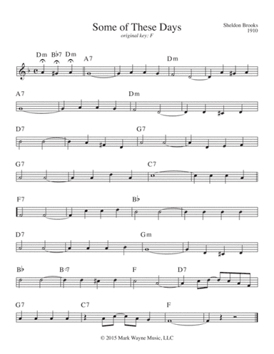Some of These Days (arr. Mark Huxhold)