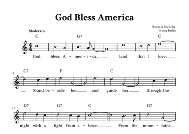 God Bless America ® (arr. Yuri Noronha)