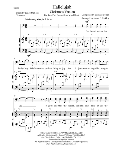 Hallelujah (arr. James F. Rickley)
