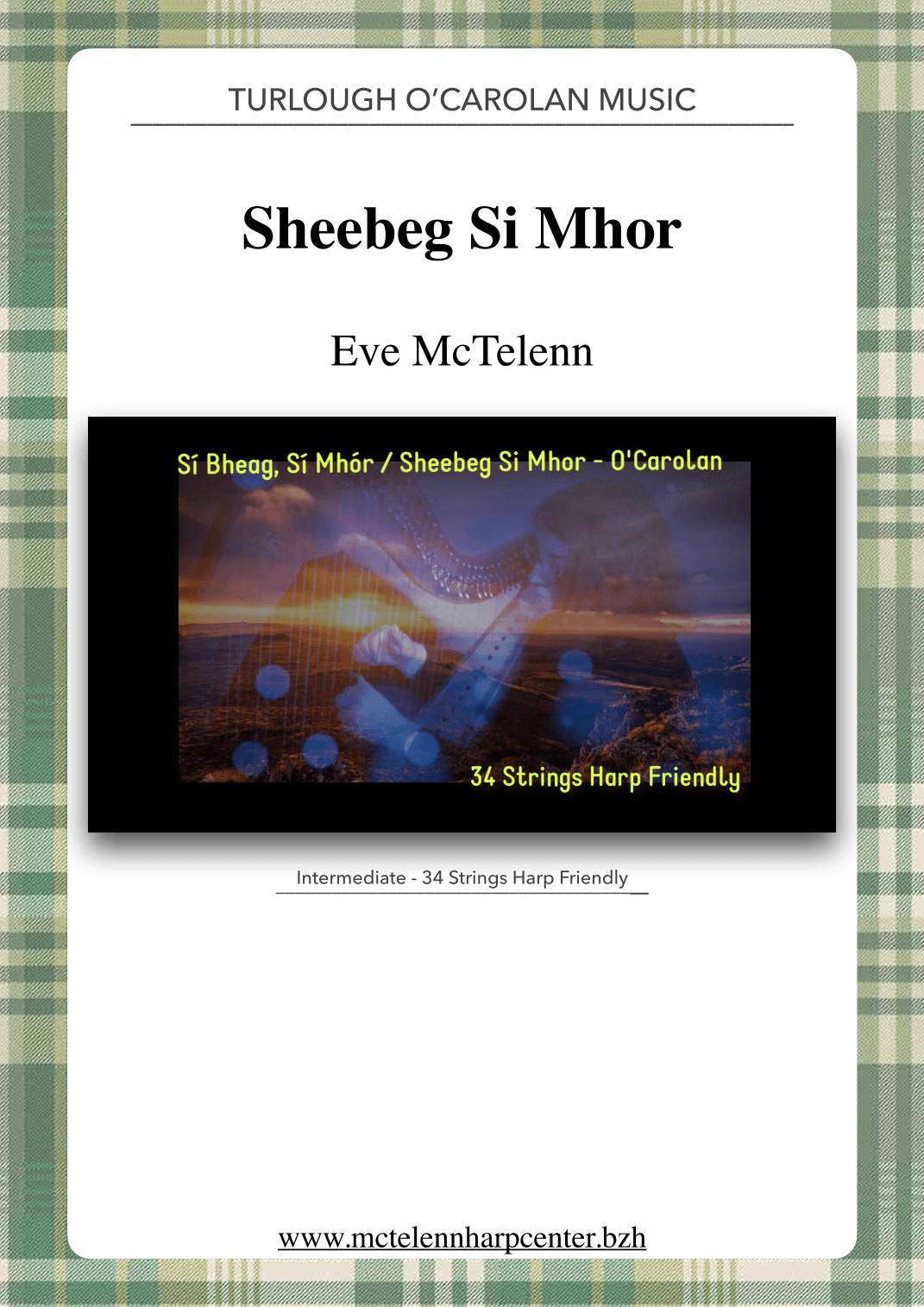 Sí Bheag, Sí Mhór - O'Carolan - intermediate & 34 String Harp | McTelenn Harp Center (arr. Eve McTelenn)