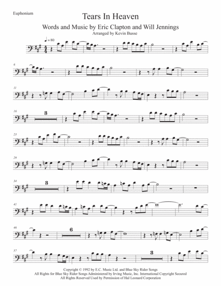 Tears In Heaven (arr. Kevin Busse)