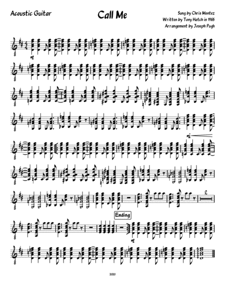 Call Me (arr. Joseph Pugh)