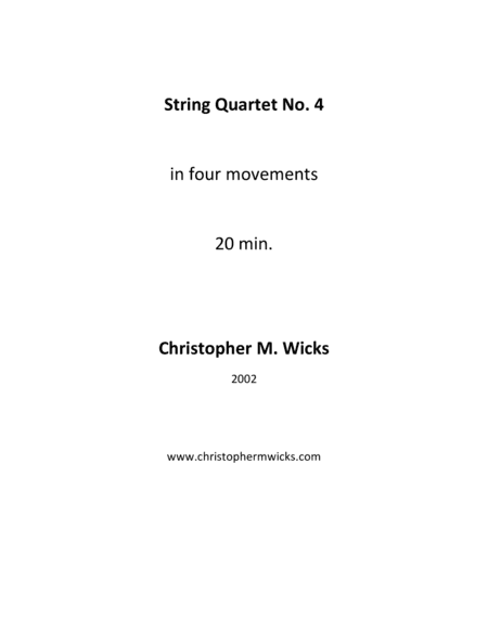 String Quartet No. 4