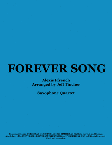 Forever Song (arr. Jeff Tincher)