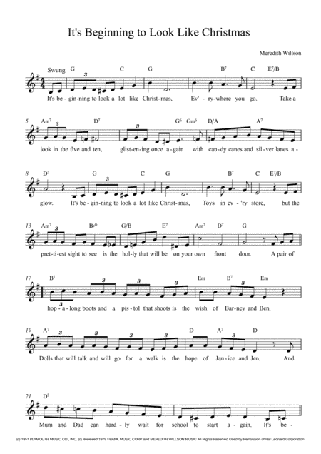 It's Beginning To Look Like Christmas (arr. Vicky Jacobs)