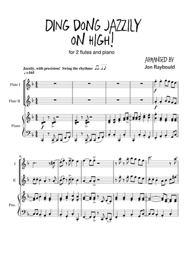 Ding Dong Jazzily on High (arr. Jon Raybould)