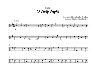 O Holy Night (arr. Rodrigo Faleiros)