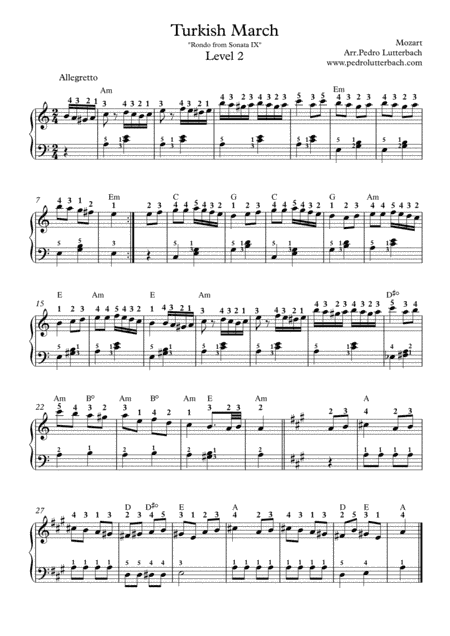 Turkish March (arr. Pedro Lutterbach)