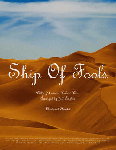 Ship Of Fools (arr. Jeff Tincher)