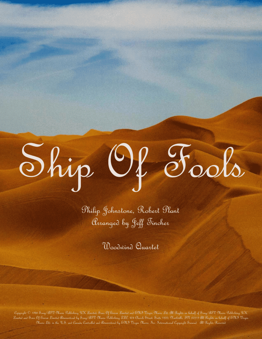 Ship Of Fools (arr. Jeff Tincher)