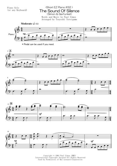 The Sound Of Silence (arr. Tsuyoshi Yoroiguma)