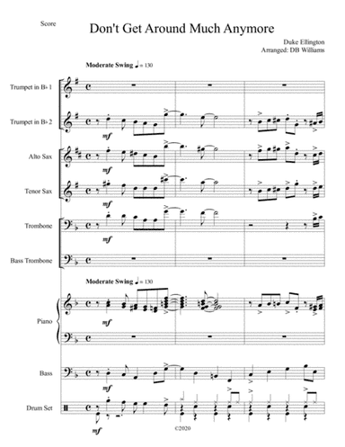 Don't Get Around Much Anymore (arr. DB Williams)