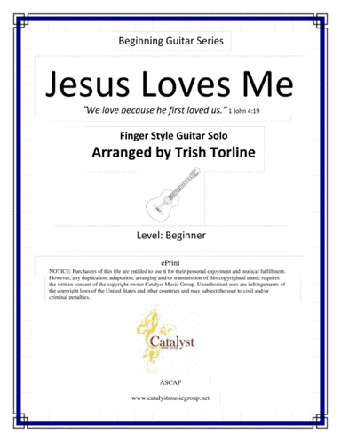 Jesus Loves Me (arr. Trish Torline)
