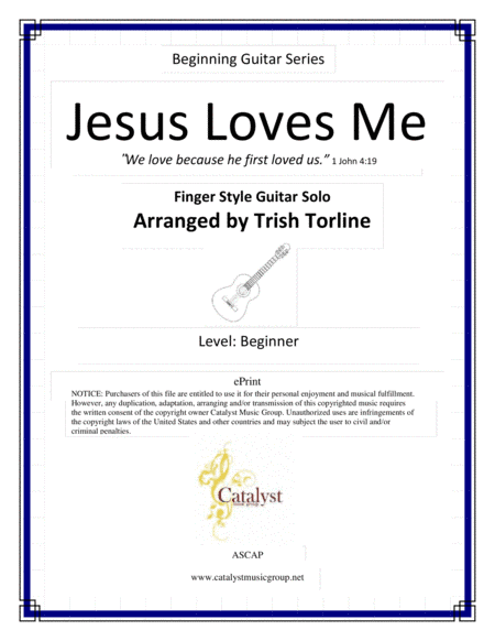 Jesus Loves Me (arr. Trish Torline)