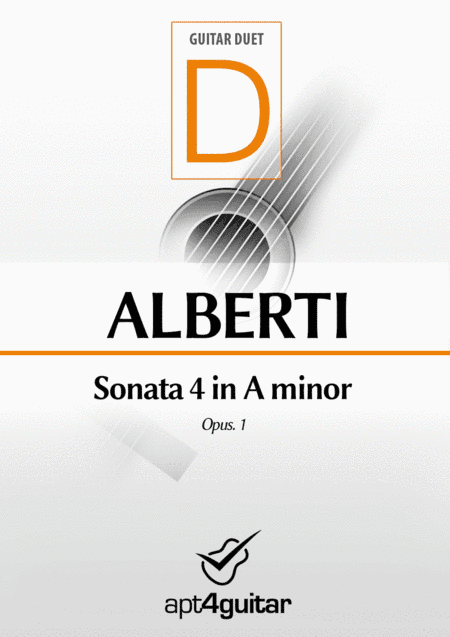 Sonata 4 in A minor (arr. Roberto García)