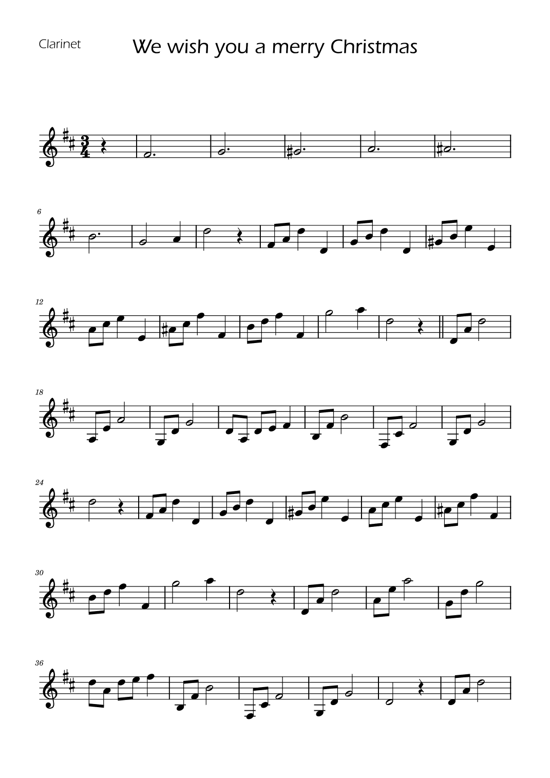 We Wish You a Merry Christmas - Woodwind Duet w/ Piano (arr. Ygor Nunes)