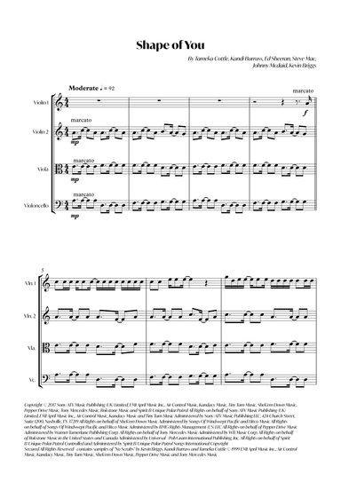 Shape Of You (arr. André Alberto Santos)