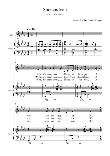 Shenandoah (arr. Davi Rocha Campos)
