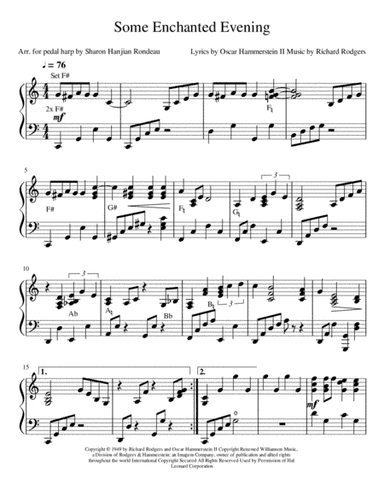 Some Enchanted Evening (arr. Sharon Hanjian Rondeau)