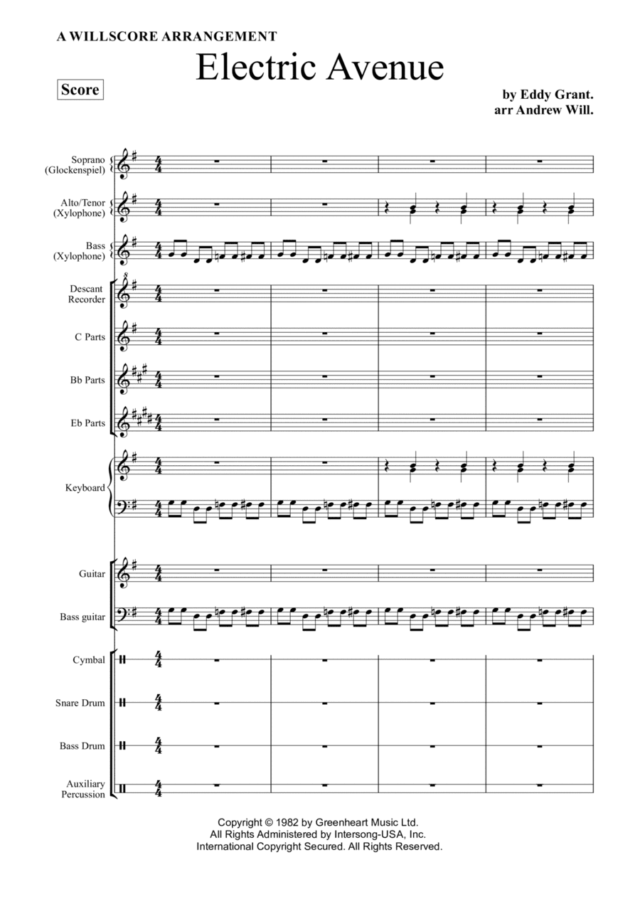 Electric Avenue (arr. Andrew Will)