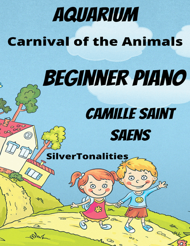 Aquarium Carnival of the Animals Beginner Piano Sheet Music (arr. SilverTonalities)