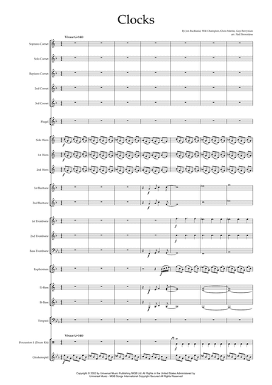 Clocks (arr. Neil Brownless)