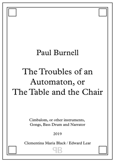 The Troubles of an Automaton, or The Table and the Chair