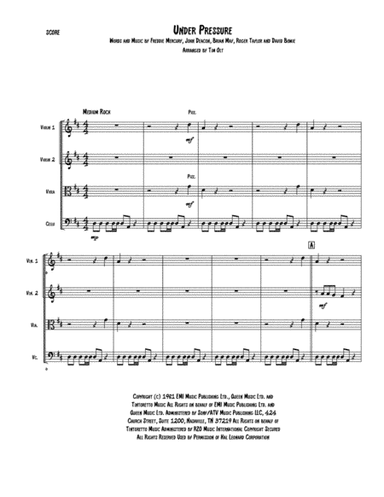Under Pressure (arr. Tim Olt)