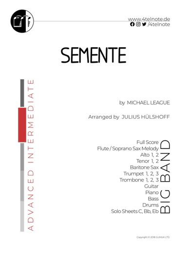 Semente (arr. Julius Hülshoff)